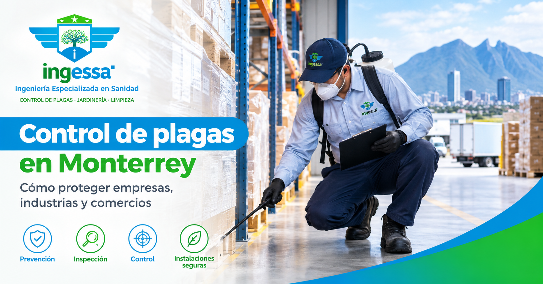 Control de plagas en Monterrey para proteger empresas e industrias.